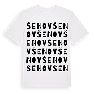 Šenov ordlek t-shirt – ekologisk bomull t-shirt från Pinshirt