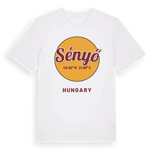 Sényő cirkel t-shirt – ekologisk bomull t-shirt från Pinshirt