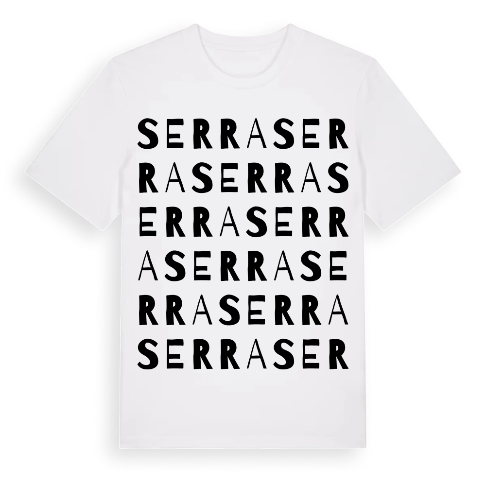Serra ordlek t-shirt – White, i miljö
