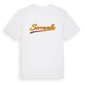 Serravalle baseball t-shirt – ekologisk bomull t-shirt från Pinshirt