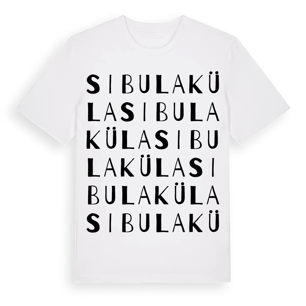 Sibulaküla ordlek t-shirt – White, i miljö