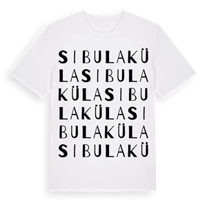 Sibulaküla ordlek t-shirt – ekologisk bomull t-shirt från Pinshirt