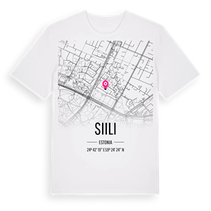 Siili karta t-shirt – ekologisk bomull t-shirt från Pinshirt