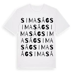 Simaság ordlek t-shirt – ekologisk bomull t-shirt från Pinshirt