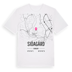Sióagárd karta t-shirt – ekologisk bomull t-shirt från Pinshirt