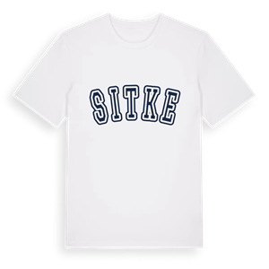 Sitke college t-shirt – ekologisk bomull t-shirt från Pinshirt
