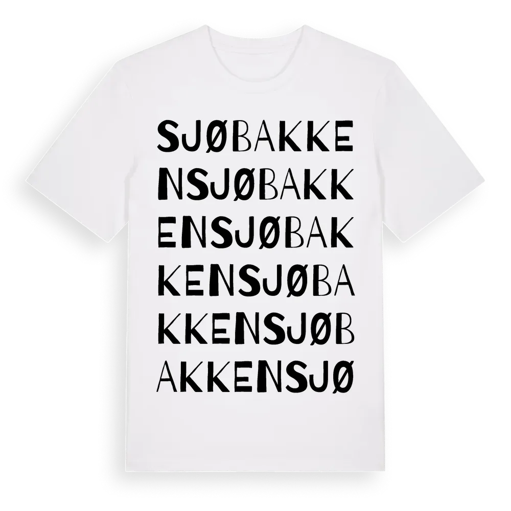 Sjøbakken ordlek t-shirt i miljö