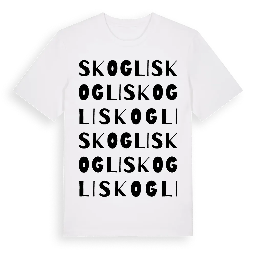 Skogli ordlek t-shirt i miljö
