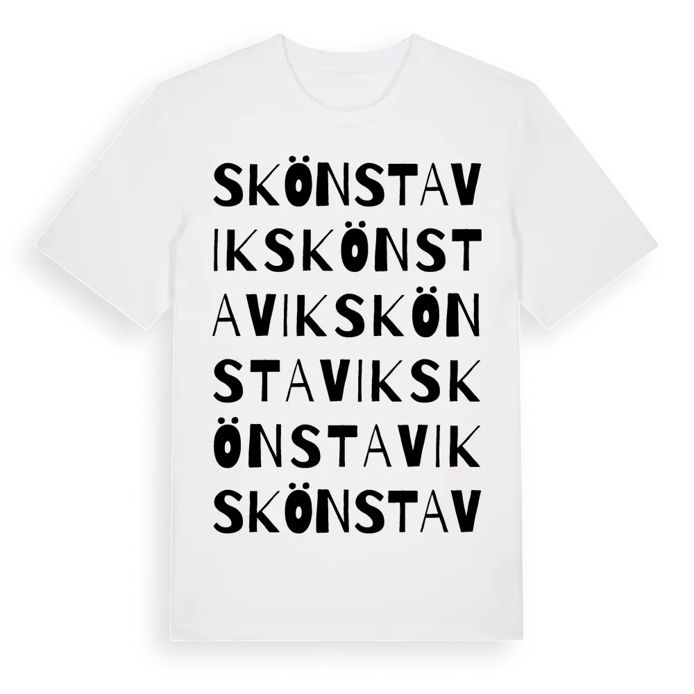 Skönstavik ordlek t-shirt i miljö
