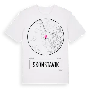 Skönstavik t-shirt – ekologisk bomull t-shirt från Pinshirt