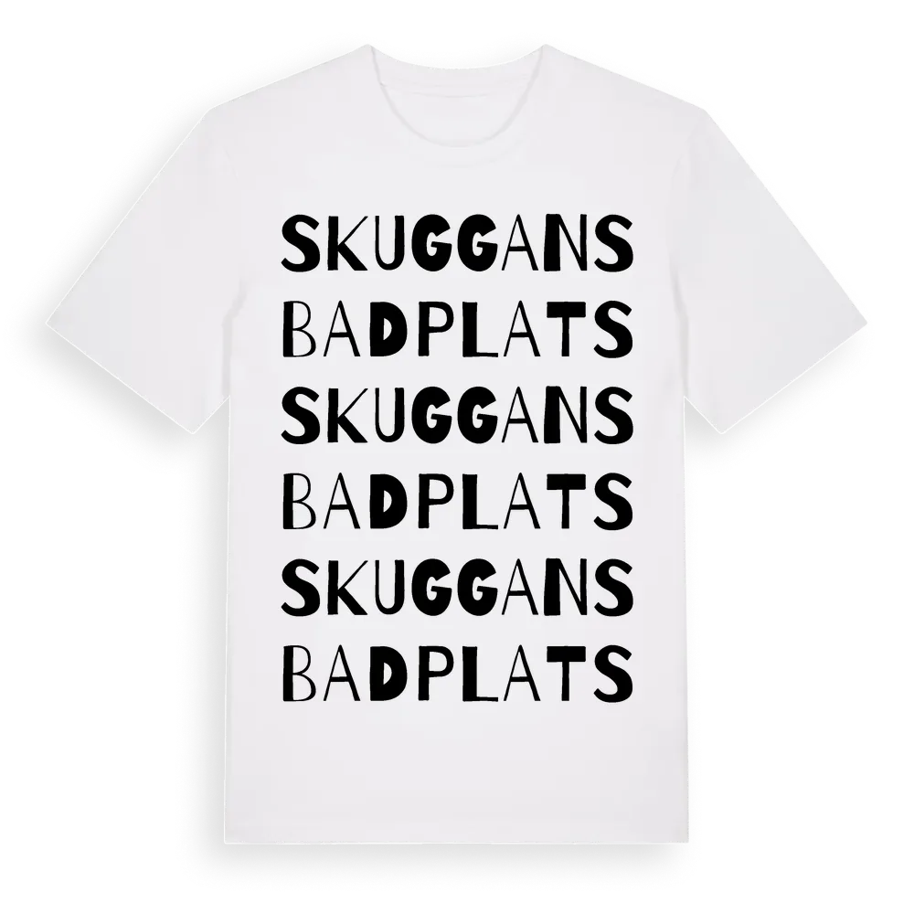 Skuggans Badplats ordlek t-shirt i miljö
