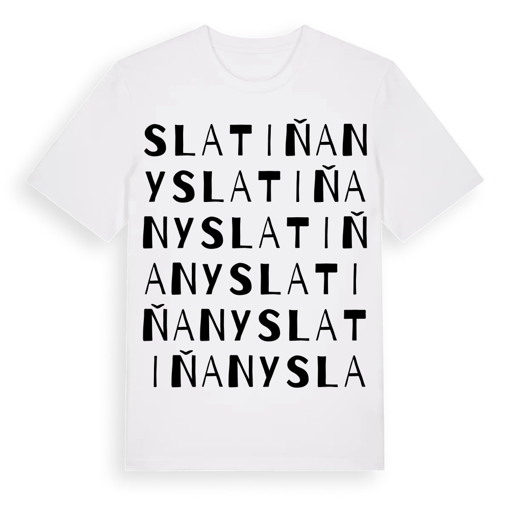 Slatiňany ordlek t-shirt – White, i miljö