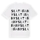 Slatiňany ordlek t-shirt