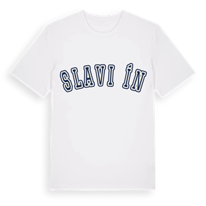 Slavičín college t-shirt – ekologisk bomull t-shirt från Pinshirt
