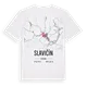 Slavičín karta t-shirt