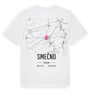 Smečno karta t-shirt – ekologisk bomull t-shirt från Pinshirt