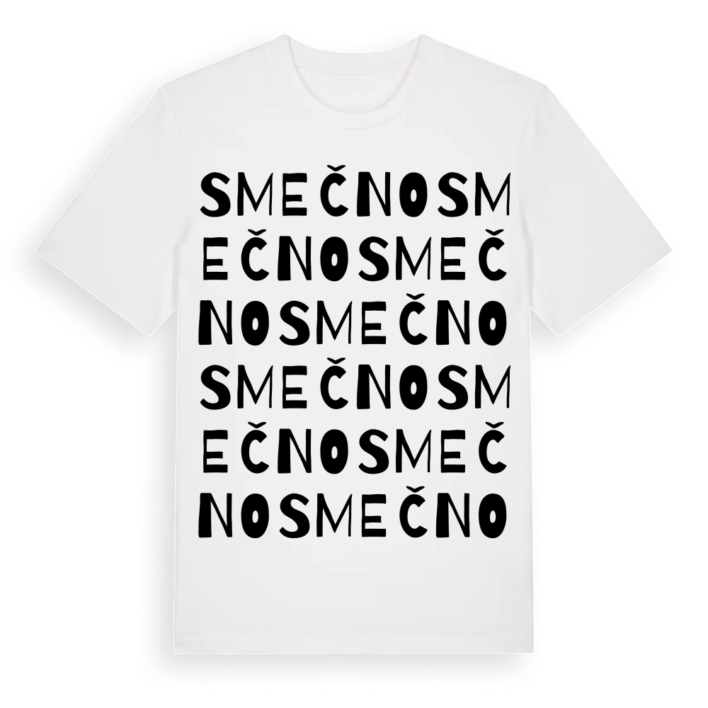 Smečno ordlek t-shirt – White, i miljö