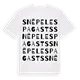 Snēpeles pagasts ordlek t-shirt