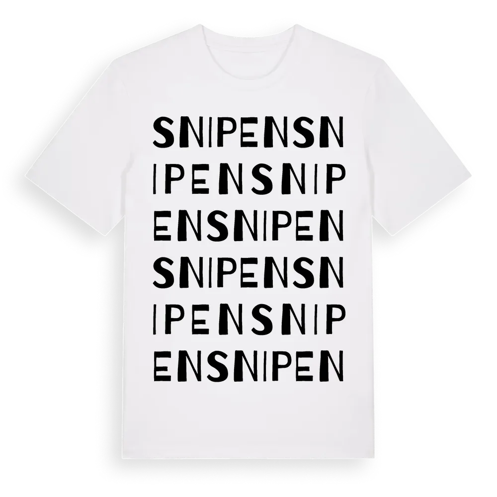 Snipen ordlek t-shirt i miljö