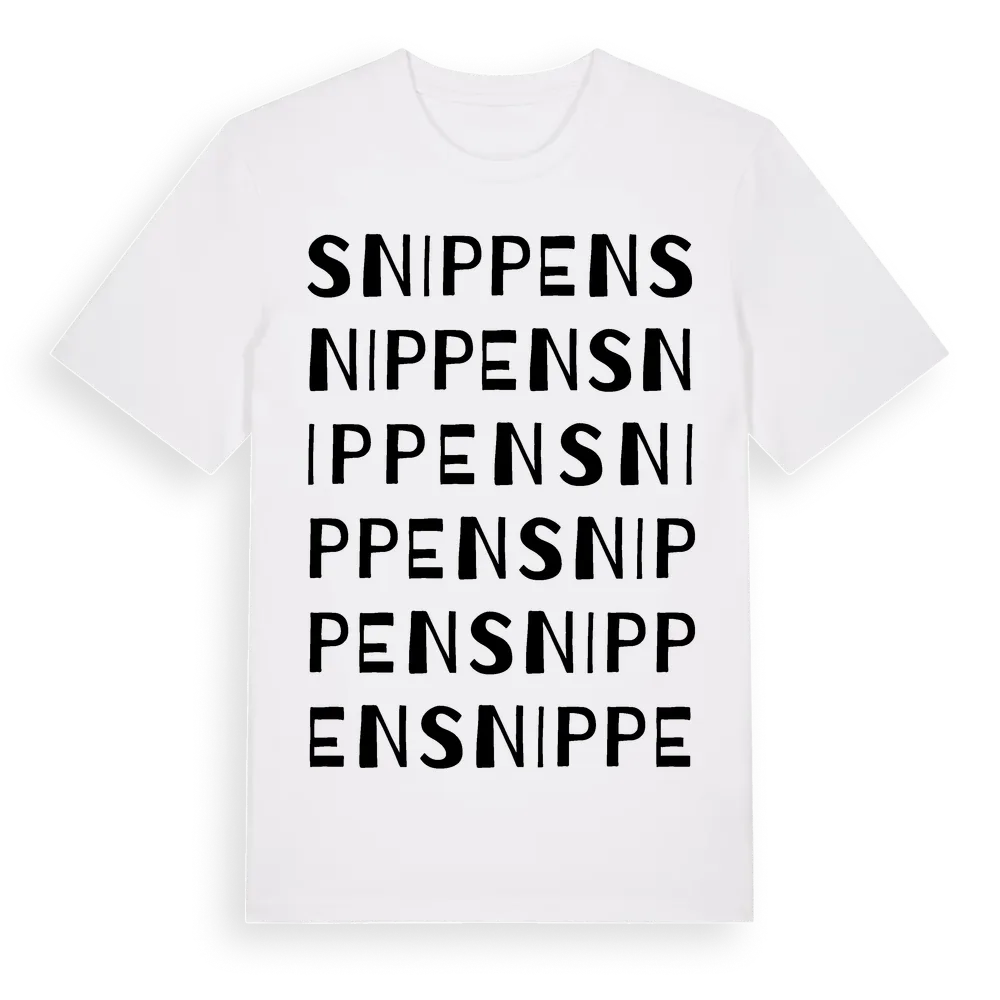 Snippen ordlek t-shirt i miljö