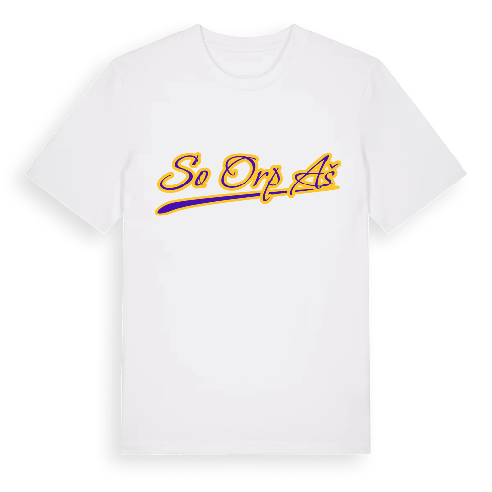 SO ORP Aš baseball t-shirt – White, i miljö