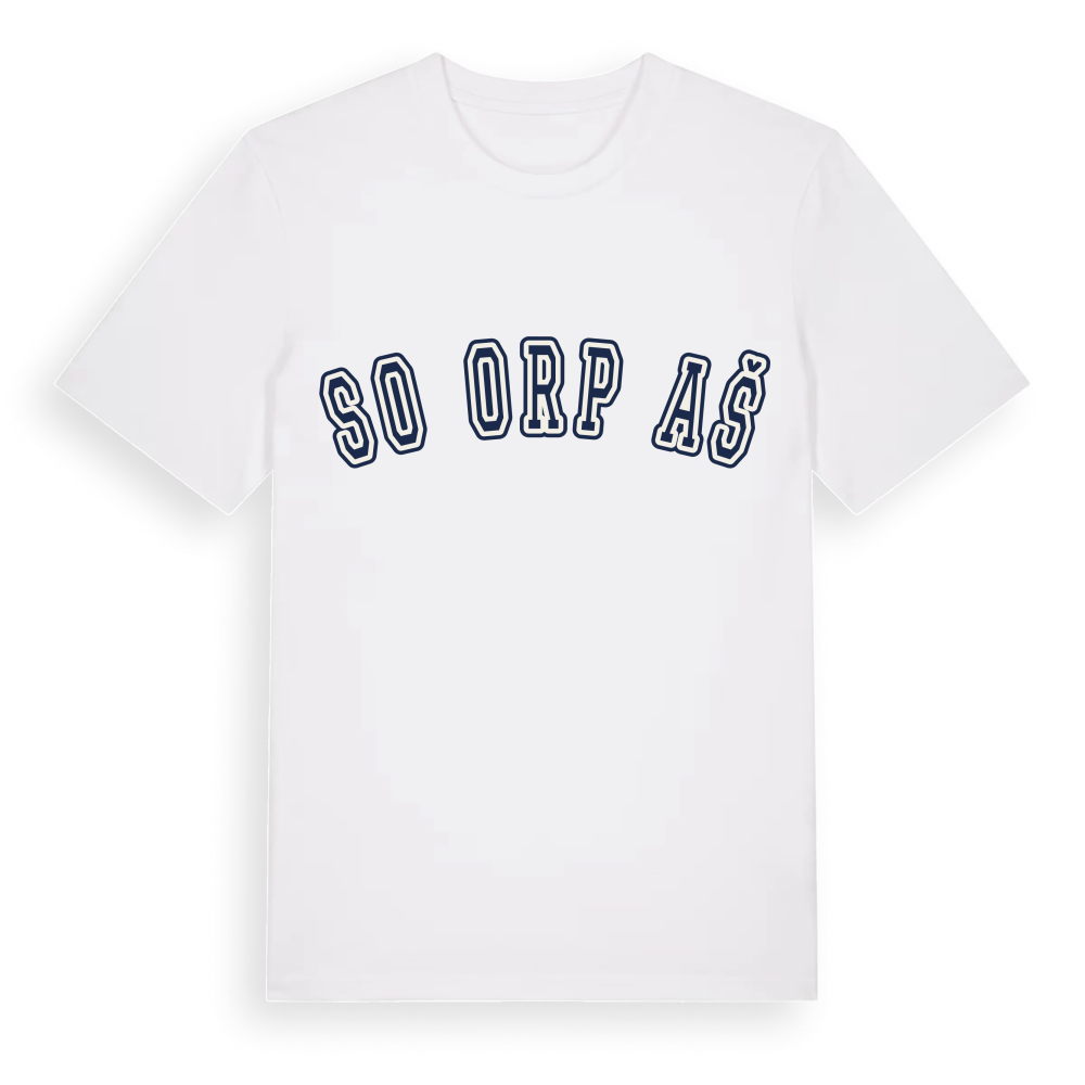 SO ORP Aš college t-shirt – White, i miljö