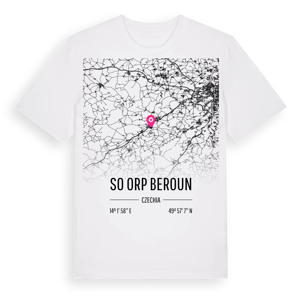 SO ORP Beroun karta t-shirt – White, i miljö