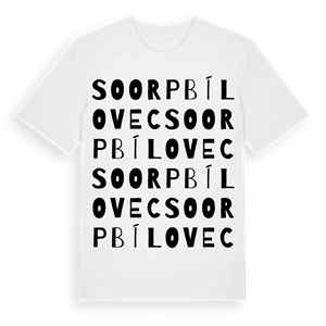 SO ORP Bílovec ordlek t-shirt – ekologisk bomull t-shirt från Pinshirt
