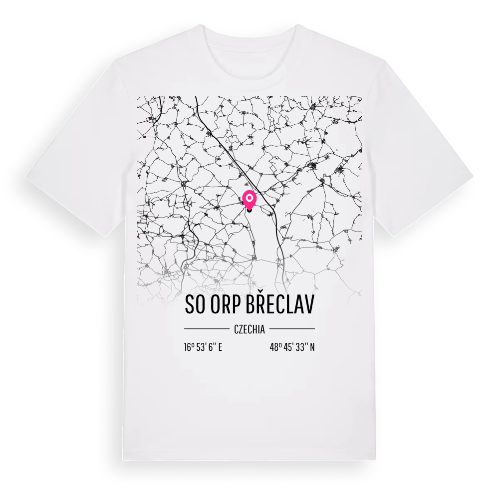 SO ORP Břeclav karta t-shirt – White, i miljö