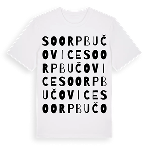 SO ORP Bučovice ordlek t-shirt – ekologisk bomull t-shirt från Pinshirt