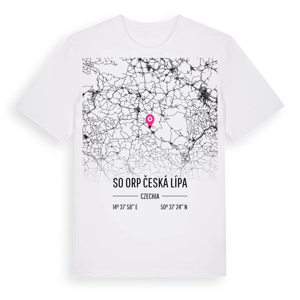 SO ORP Česká Lípa karta t-shirt – White, i miljö