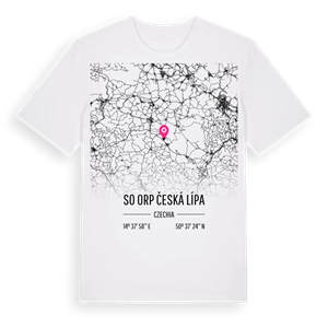 SO ORP Česká Lípa karta t-shirt – ekologisk bomull t-shirt från Pinshirt