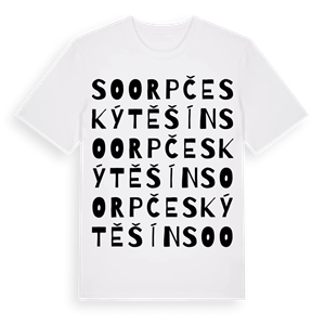 SO ORP Český Těšín ordlek t-shirt – ekologisk bomull t-shirt från Pinshirt