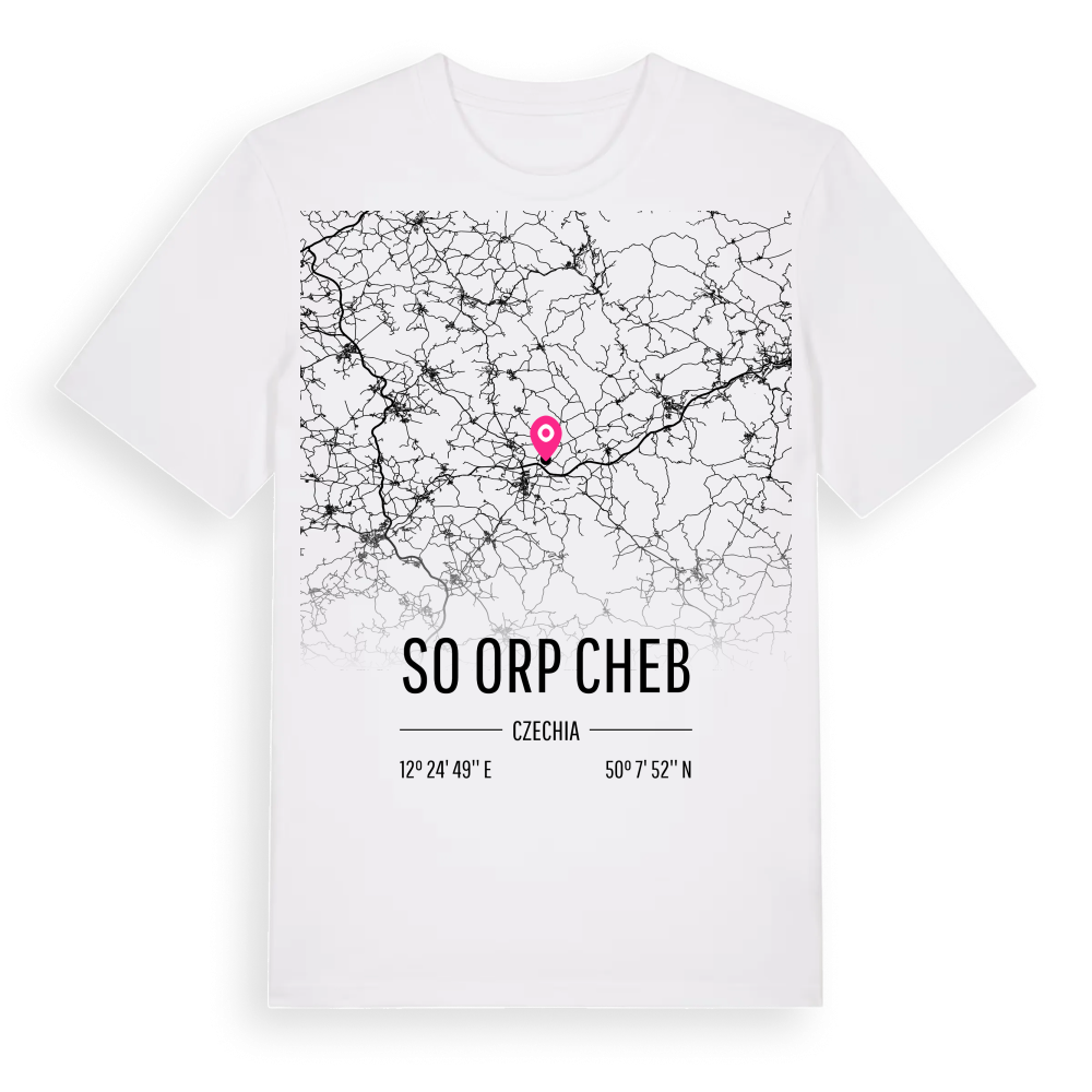 SO ORP Cheb karta t-shirt – White, i miljö