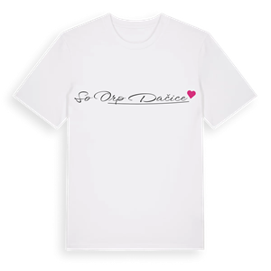 SO ORP Dačice hjärta t-shirt – ekologisk bomull t-shirt från Pinshirt