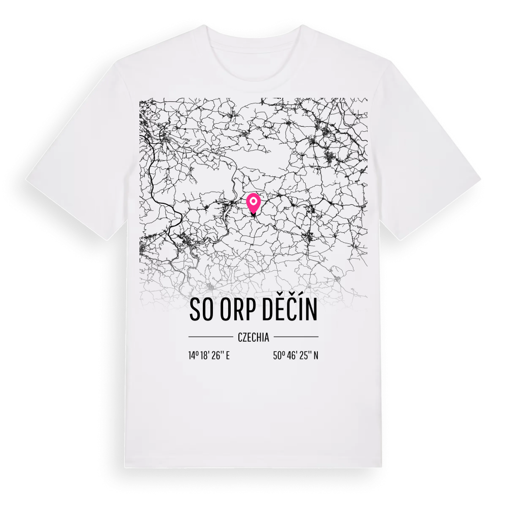 SO ORP Děčín karta t-shirt – White, i miljö