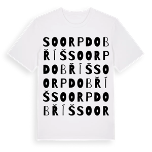 SO ORP Dobříš ordlek t-shirt – ekologisk bomull t-shirt från Pinshirt