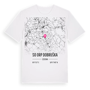 SO ORP Dobruška karta t-shirt – ekologisk bomull t-shirt från Pinshirt