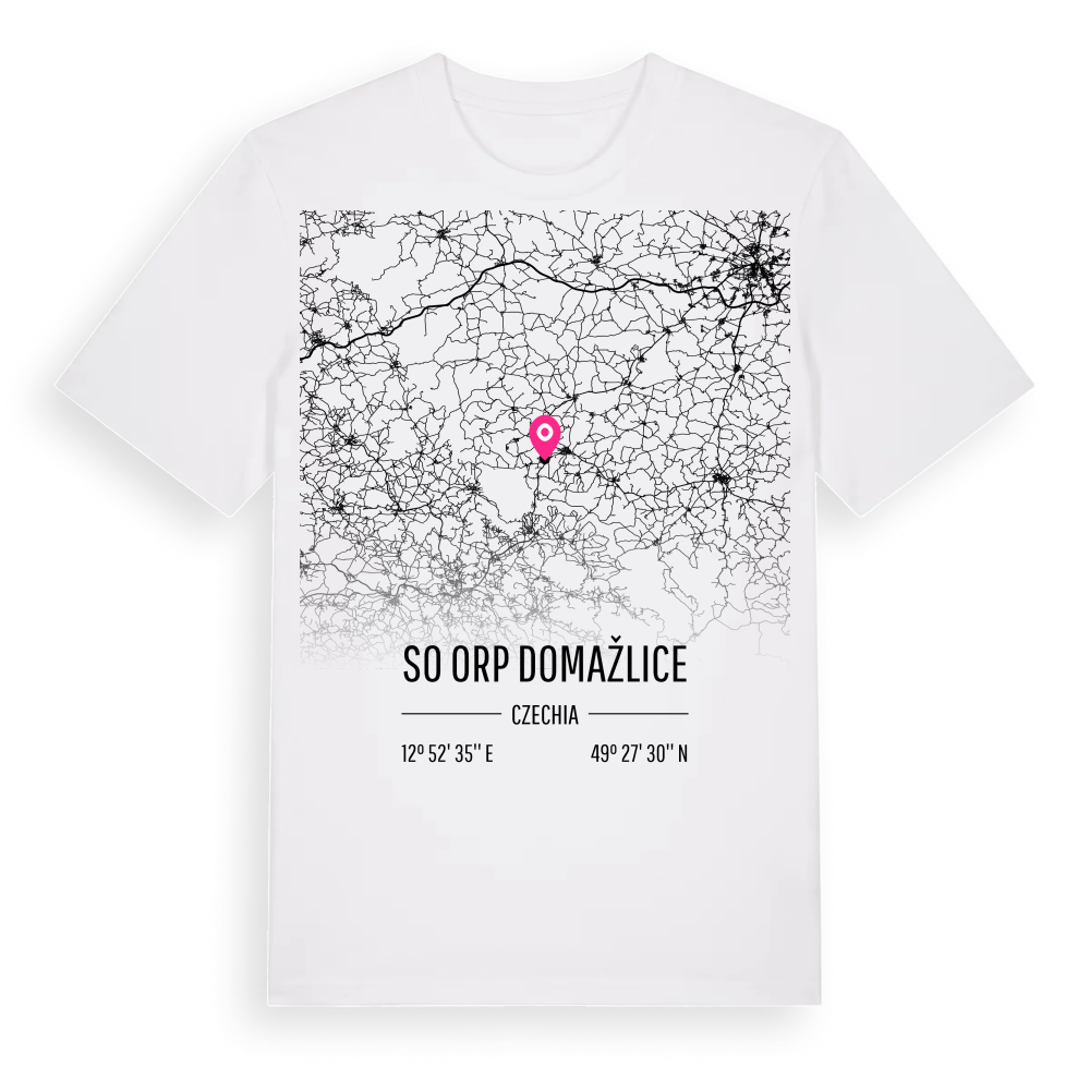 SO ORP Domažlice karta t-shirt – White, i miljö