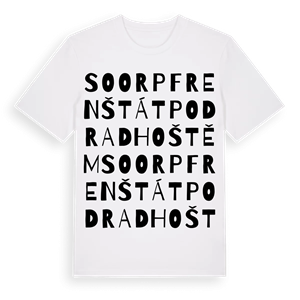 SO ORP Frenštát pod Radhoštěm ordlek t-shirt – ekologisk bomull t-shirt från Pinshirt