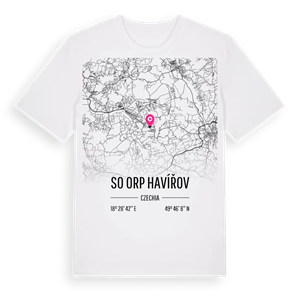 SO ORP Havířov karta t-shirt – ekologisk bomull t-shirt från Pinshirt