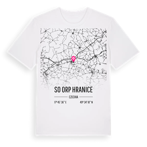 SO ORP Hranice karta t-shirt – ekologisk bomull t-shirt från Pinshirt