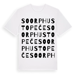 SO ORP Hustopeče ordlek t-shirt – ekologisk bomull t-shirt från Pinshirt