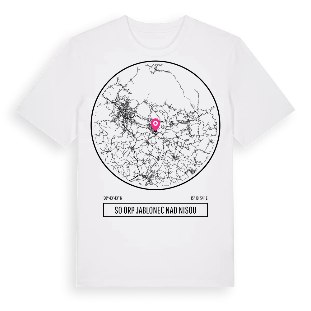 SO ORP Jablonec nad Nisou t-shirt – White, i miljö