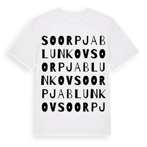SO ORP Jablunkov ordlek t-shirt – ekologisk bomull t-shirt från Pinshirt