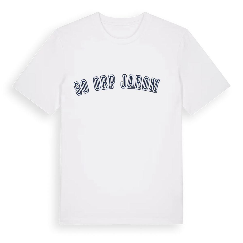 SO ORP Jaroměř college t-shirt – White, i miljö