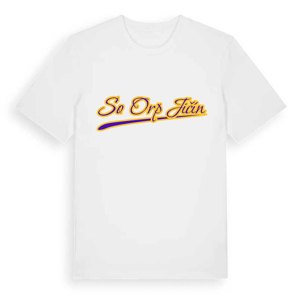 SO ORP Jičín baseball t-shirt – White, i miljö