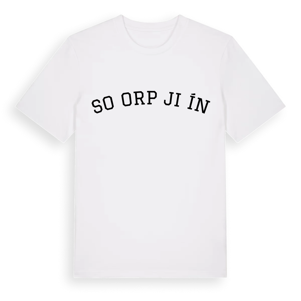 SO ORP Jičín böjd t-shirt – White, i miljö