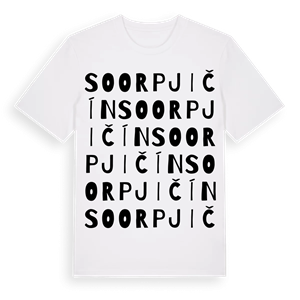 SO ORP Jičín ordlek t-shirt – ekologisk bomull t-shirt från Pinshirt