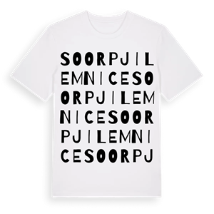 SO ORP Jilemnice ordlek t-shirt – ekologisk bomull t-shirt från Pinshirt